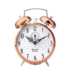 Ficha técnica e caractérísticas do produto Relógio Despertador Mecânico Herweg Cobre Corda 2371