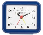 Ficha técnica e caractérísticas do produto Relógio Despertador Pilha Azul Escuro Alarme Forte Herweg