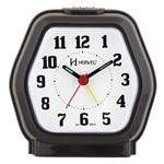 Ficha técnica e caractérísticas do produto Relógio Despertador Preto Quartz Tradicional Herweg 2635-34