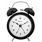 Ficha técnica e caractérísticas do produto Relógio Despertador Quartz Decorativo Herweg 2704-34