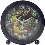 Ficha técnica e caractérísticas do produto Relógio Despertador Tartarugas Ninjas Preto