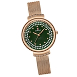 Ficha técnica e caractérísticas do produto Relógio Diamante Feminino Moda Senhora Impermeável Relógio De Quartzo Jóias