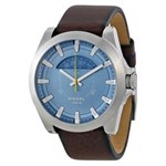 Ficha técnica e caractérísticas do produto Relógio Diesel Blue Dial Brown Couro Relógio Masculino