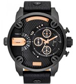 Ficha técnica e caractérísticas do produto Relógio Diesel Dz7291 Little Daddy Preto Rose 51mm