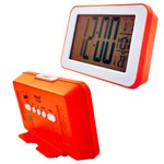 Ficha técnica e caractérísticas do produto Relógio Digital de Mesa Despertador Colors 13 Cm