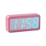 Ficha técnica e caractérísticas do produto Relógio digital de parede coloridas Relógio Despertador LED despertador termômetro Desktop