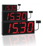 Ficha técnica e caractérísticas do produto Relógio Digital de Parede com 4 Dígitos / 20 Metros-Termohigrômetro-RDI-1PTH - Prodigital