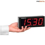 Ficha técnica e caractérísticas do produto Relógio Digital de Parede com 4 Dígitos e Alcance de 20m Rdi-1p – Pró-digital