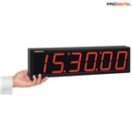 Ficha técnica e caractérísticas do produto Relógio Digital de Parede com 6 Dígitos e Alcance de 40m RDI-2M ? Pró-Digital