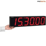 Ficha técnica e caractérísticas do produto Relógio Digital de Parede com 6 Dígitos e Alcance de 60m Rdi-2g – Pró-Digital