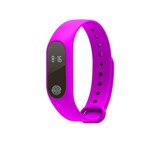 Relogio Digital Eletronico Unissex Bracelet Roxo M2