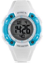 Relógio Digital Feminino ATRIO Iridium Azul e Branco - ES098