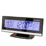 Ficha técnica e caractérísticas do produto Relógio Digital Led Alarme Despertador Eletrônico de Tempera