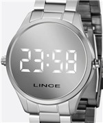 Ficha técnica e caractérísticas do produto Relógio Digital Lince Prata MDM4617L BXSX 673147 Redondo