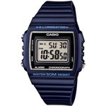 Ficha técnica e caractérísticas do produto Relógio Digital Masculino Casio W-215H-2AVDF - Azul