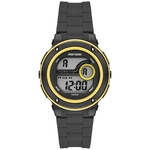 Ficha técnica e caractérísticas do produto Relógio Digital Masculino Preto E Amarelo Mormaii Original