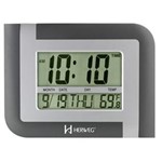 Relógio Digital Mesa Parede Herweg 6404 Alarme Calendario