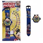 Relógio Digital Mickey Projetor de Luz com 24 Imagens
