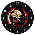 Ficha técnica e caractérísticas do produto Relógio Disco de Vinil - The Simpsons Che Guevara