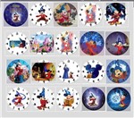 Relogio Disney Mickey Fantasia Anos 60 70 80 Desenho Classic - Artesanato