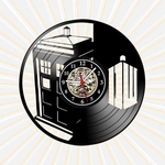 Ficha técnica e caractérísticas do produto Relógio Doctor Who Filmes Series TV Nerd Geek Vinil LP Arte