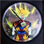 Relogio Dragon Ball Z Goku Anime Gohan Vegeta Goten Majin - Artesanato