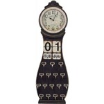 Ficha técnica e caractérísticas do produto Relógio e Calendário Parede Madeira com Gancho Goods Br 146x46x4cm