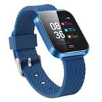 Ficha técnica e caractérísticas do produto Relógio Eletrônico Smartwatch Fit Pró Stamped (Azul)