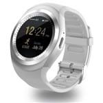 Ficha técnica e caractérísticas do produto Relógio Eletrônico Smartwatch Y1 (Prata com Branco)