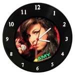 Ficha técnica e caractérísticas do produto Relógio Em Disco De Vinil - Amy Winehouse - Mr. Rock