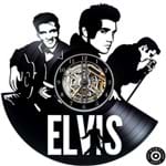 Relógio em Disco de Vinil - Elvis