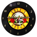 Ficha técnica e caractérísticas do produto Relógio Em Disco De Vinil - Guns N Roses - Mr. Rock
