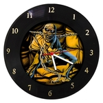 Ficha técnica e caractérísticas do produto Relógio Em Disco De Vinil - Iron Maiden - 3 - Mr. Rock