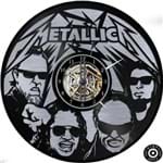 Relógio em Disco de Vinil - Metallica