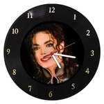 Ficha técnica e caractérísticas do produto Relógio Em Disco De Vinil - Michael Jackson - 3 - Mr. Rock