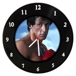 Ficha técnica e caractérísticas do produto Relógio De Parede Em Disco De Vinil Rocky Balboa Mr. Rock