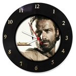 Ficha técnica e caractérísticas do produto Relógio Em Disco De Vinil -The Walking Dead Rick - Mr. Rock