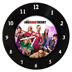 Relógio Em Disco Vinil - The Big Bang Theory - Mr. Rock