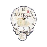 Ficha técnica e caractérísticas do produto Relógio em Mdf Cafe Au Lait