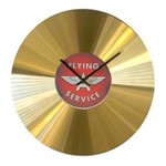 Ficha técnica e caractérísticas do produto Relógio em Vinil Gold Flying