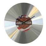 Ficha técnica e caractérísticas do produto Relógio em Vinil Harley Davidson Prata