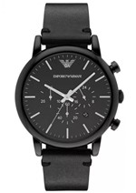 Ficha técnica e caractérísticas do produto Relógio EMPORIO ARMANI AR1918 (Masculino) Preto