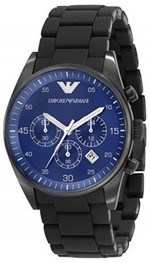 Ficha técnica e caractérísticas do produto Relógio Emporio Armani Ar5921 Preto Azul