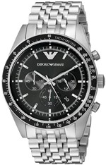 Ficha técnica e caractérísticas do produto Relógio Emporio Armani AR5988 Aço Inoxidável 43mm Analógico Cronometro Oferta