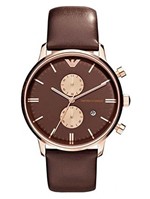 Ficha técnica e caractérísticas do produto Relógio Emporio Armani Classic Men's Quartz Watch AR0387 Diametro 43mm