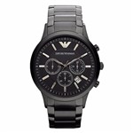 Ficha técnica e caractérísticas do produto Relógio Emporio Armani Masculino AR2453 Classic Analógico Preto 44mm