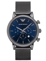 Ficha técnica e caractérísticas do produto Relógio Emporio Armani Modelo Ar1979 Chumbo Azul