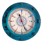 Ficha técnica e caractérísticas do produto Relógio Escotilha Decorativa - Náutica - CIS - Karin Grace
