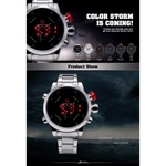 Ficha técnica e caractérísticas do produto Relógio Esporte Shark Gulper Sh 103 Dual Time Led