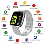 Ficha técnica e caractérísticas do produto Relógio Inteligente Monitor Cardíaco Fitness Esportes SmartWatch